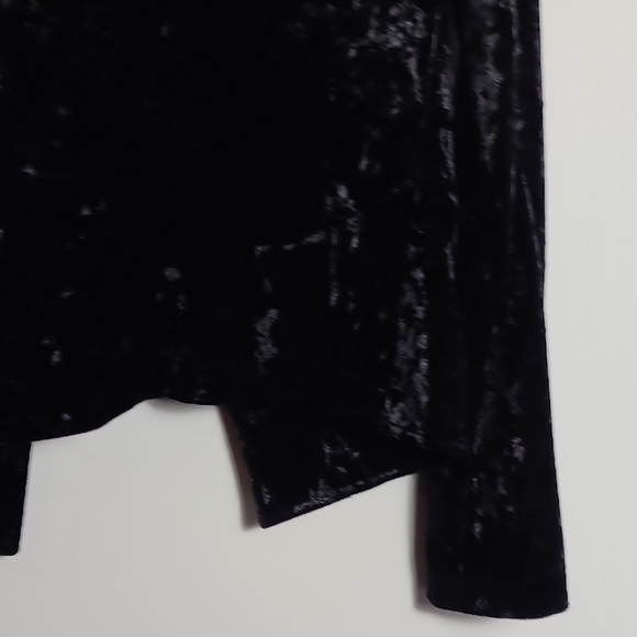 BAILEY 44 Black Velvet Women's Buttoned Blazer Size Medium - Picture 11 of 16